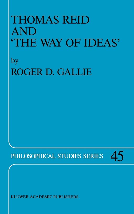 Front cover_Thomas Reid and 'The Way of Ideas'