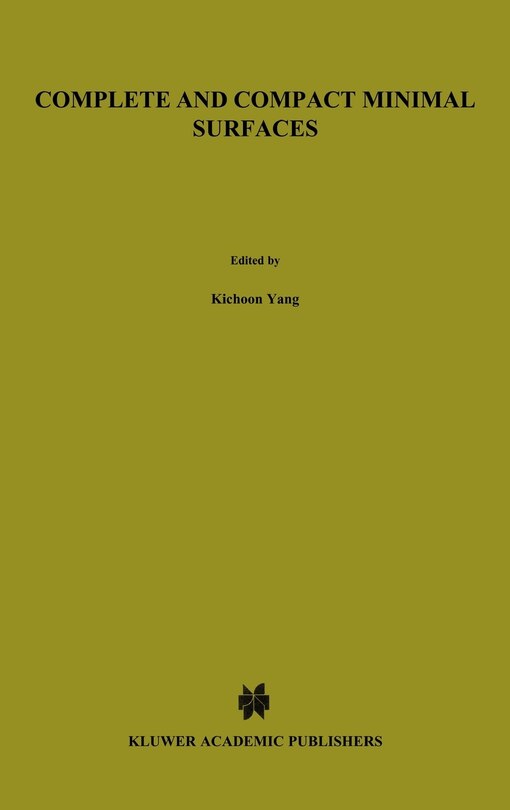 Couverture_Complete and Compact Minimal Surfaces