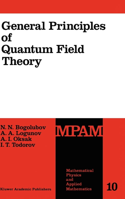 Couverture_General Principles of Quantum Field Theory