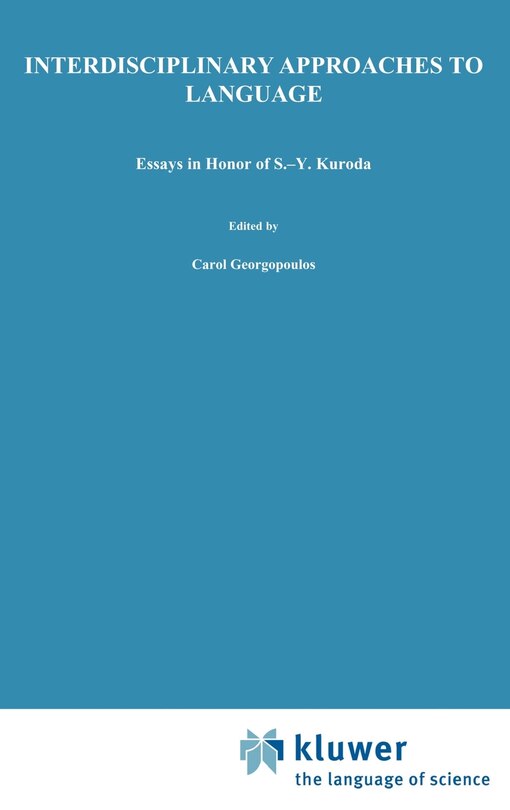 Couverture_Interdisciplinary Approaches to Language