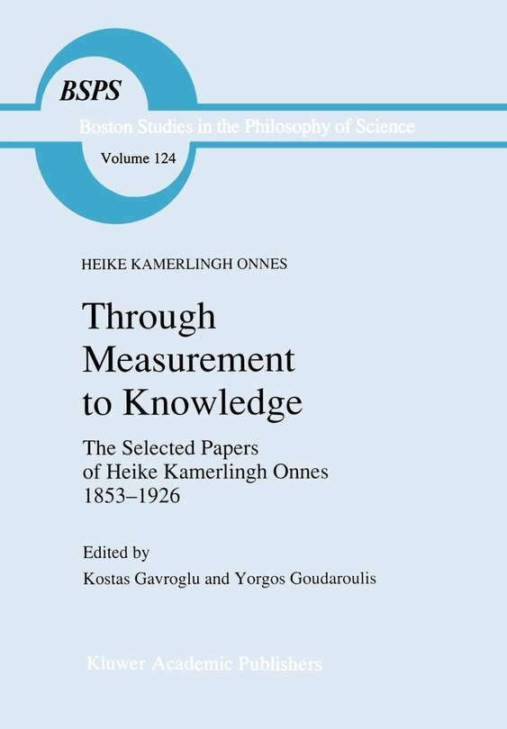 Front cover_Through Measurement to Knowledge