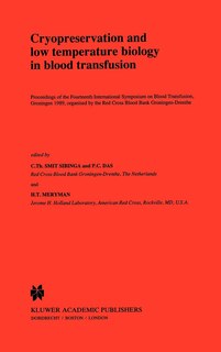 Front cover_Cryopreservation and low temperature biology in blood transfusion