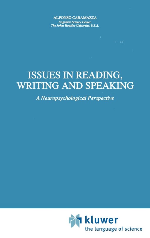 Couverture_Issues In Reading, Writing And Speaking