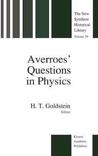 Front cover_Averroes' Questions in Physics
