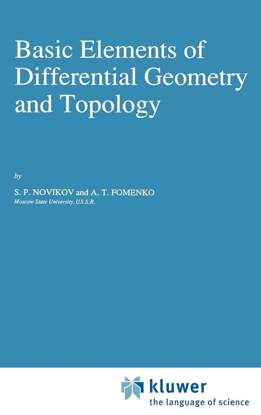 Front cover_Basic Elements of Differential Geometry and Topology