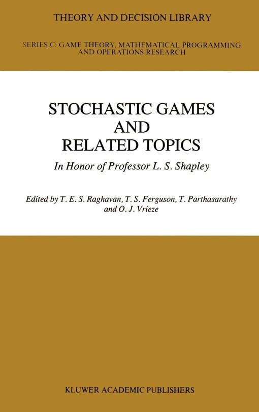 Front cover_Stochastic Games and Related Topics