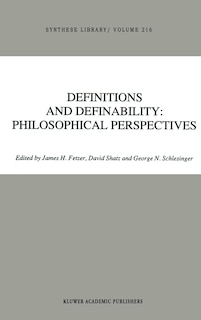 Front cover_Definitions and Definability: Philosophical Perspectives