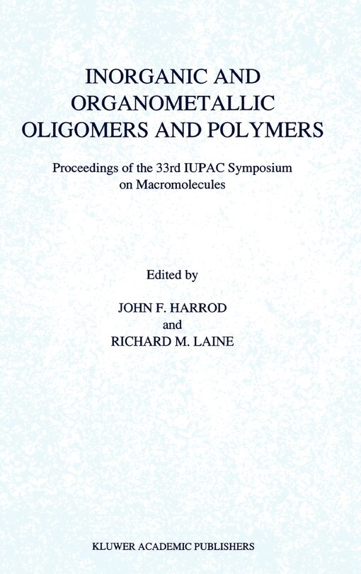 Front cover_Inorganic And Organometallic Oligomers And Polymers