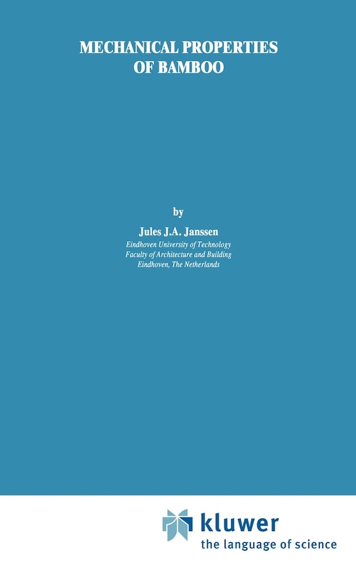 Front cover_Mechanical Properties of Bamboo