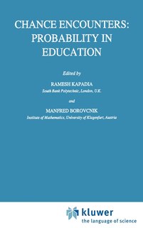 Front cover_Chance Encounters: Probability in Education