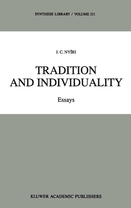 Couverture_Tradition and Individuality