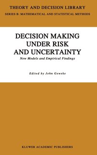 Couverture_Decision Making under Risk and Uncertainty