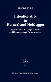 Couverture_Intentionality in Husserl and Heidegger