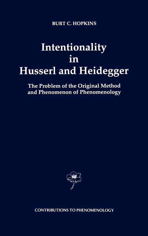 Couverture_Intentionality in Husserl and Heidegger