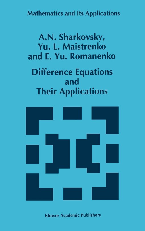 Front cover_Difference Equations and Their Applications