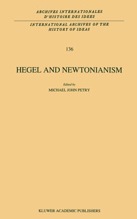 Front cover_Hegel And Newtonianism