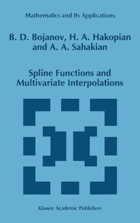 Front cover_Spline Functions and Multivariate Interpolations