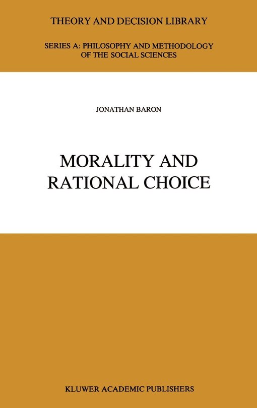 Front cover_Morality and Rational Choice