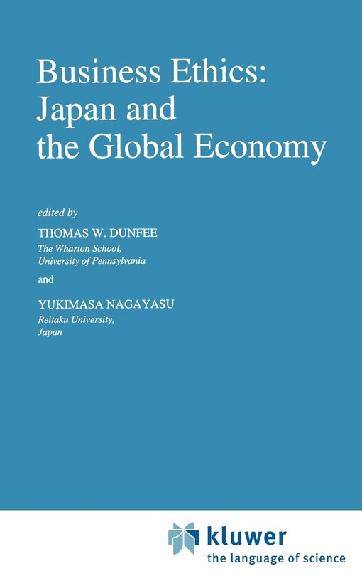 Front cover_Business Ethics: Japan and the Global Economy
