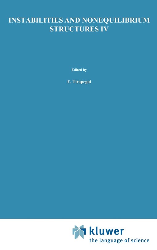 Front cover_Instabilities And Nonequilibrium Structures Iv