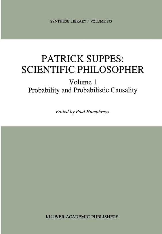 Couverture_Patrick Suppes: Scientific Philosopher
