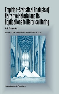 Couverture_Empirico-Statistical Analysis of Narrative Material and its Applications to Historical Dating