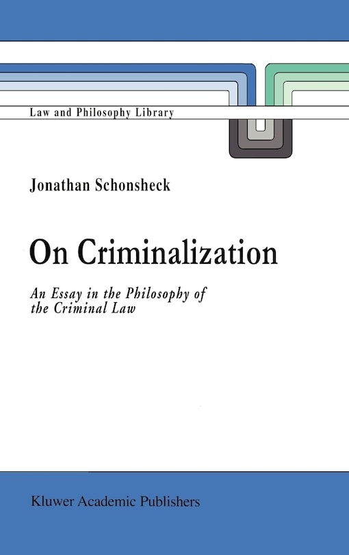 Front cover_On Criminalization