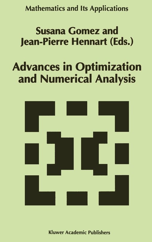 Front cover_Advances in Optimization and Numerical Analysis
