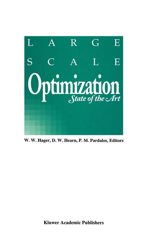 Front cover_Large Scale Optimization