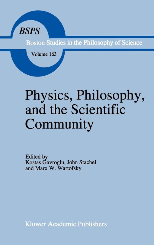 Couverture_Physics, Philosophy, and the Scientific Community