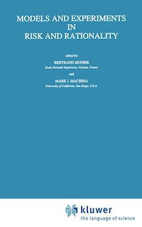 Front cover_Models and Experiments in Risk and Rationality