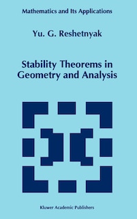 Front cover_Stability Theorems In Geometry And Analysis