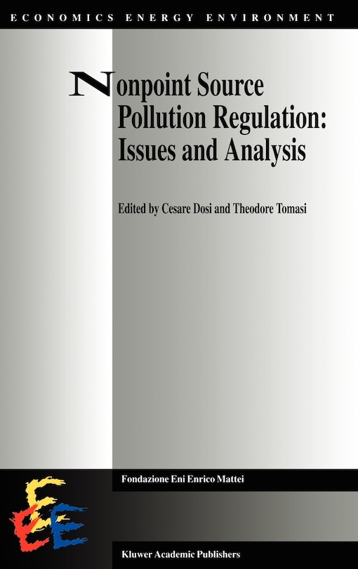 Front cover_Nonpoint Source Pollution Regulation: Issues and Analysis
