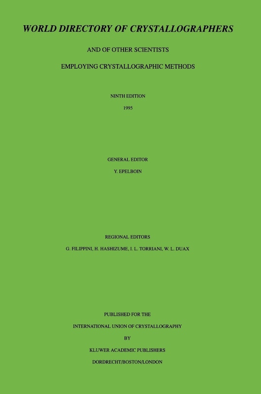 Couverture_World Directory of Crystallographers