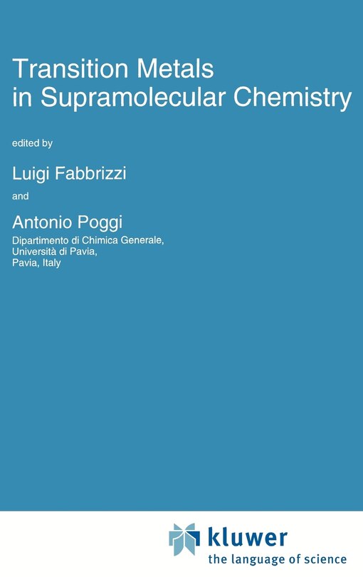 Couverture_Transition Metals in Supramolecular Chemistry
