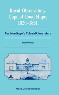 Couverture_Royal Observatory, Cape of Good Hope 1820-1831