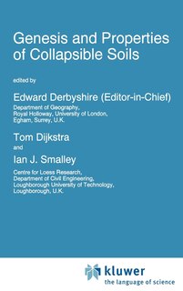 Front cover_Genesis and Properties of Collapsible Soils