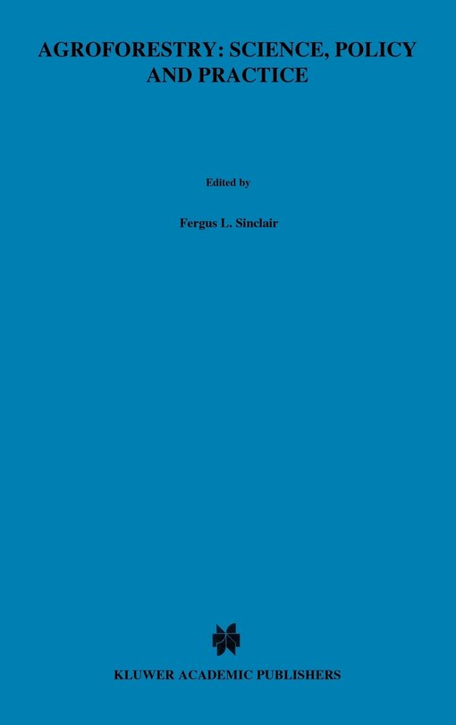 Front cover_Agroforestry: Science, Policy and Practice