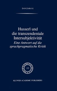 Couverture_Husserl und die transzendentale Intersubjektivität