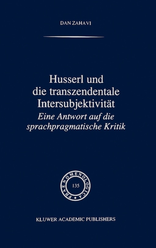 Couverture_Husserl und die transzendentale Intersubjektivität