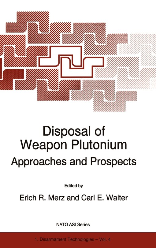 Front cover_Disposal of Weapon Plutonium