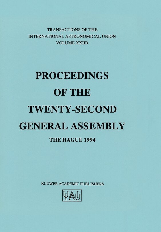 Front cover_Transactions of the International Astronomical Union