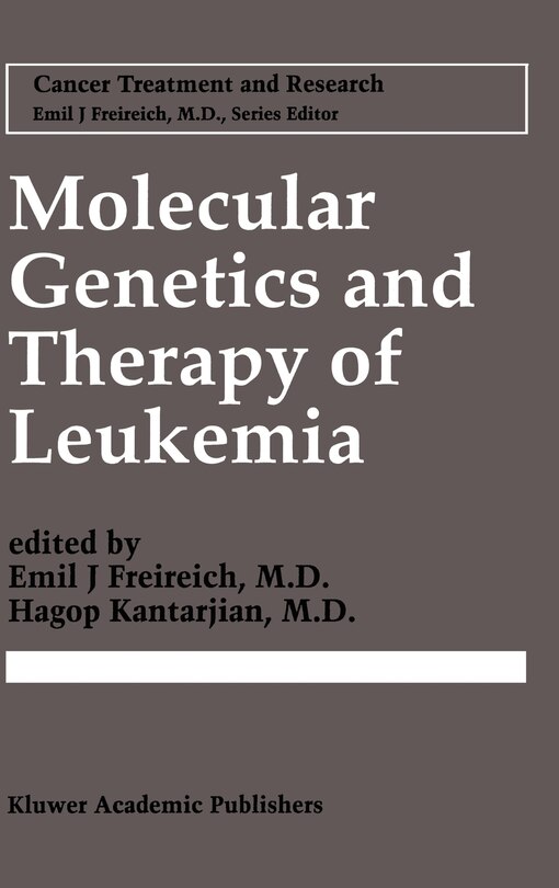 Couverture_Molecular Genetics and Therapy of Leukemia