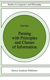 Front cover_Parsing with Principles and Classes of Information