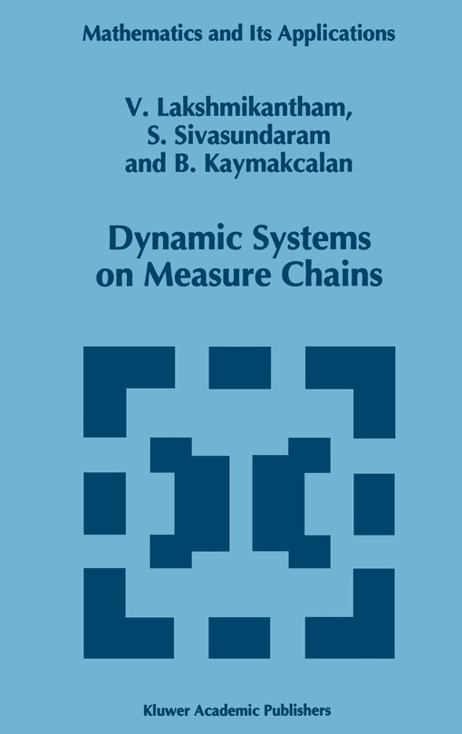 Front cover_Dynamic Systems on Measure Chains