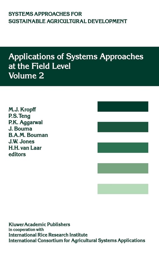 Front cover_Applications of Systems Approaches at the Field Level