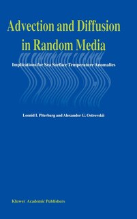 Front cover_Advection and Diffusion in Random Media