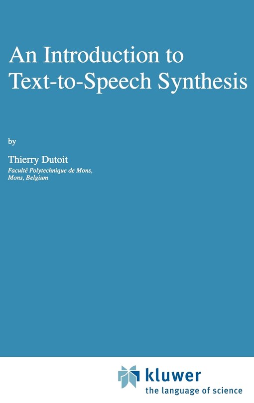Front cover_An Introduction to Text-To-Speech Synthesis