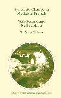 Couverture_Syntactic Change in Medieval French