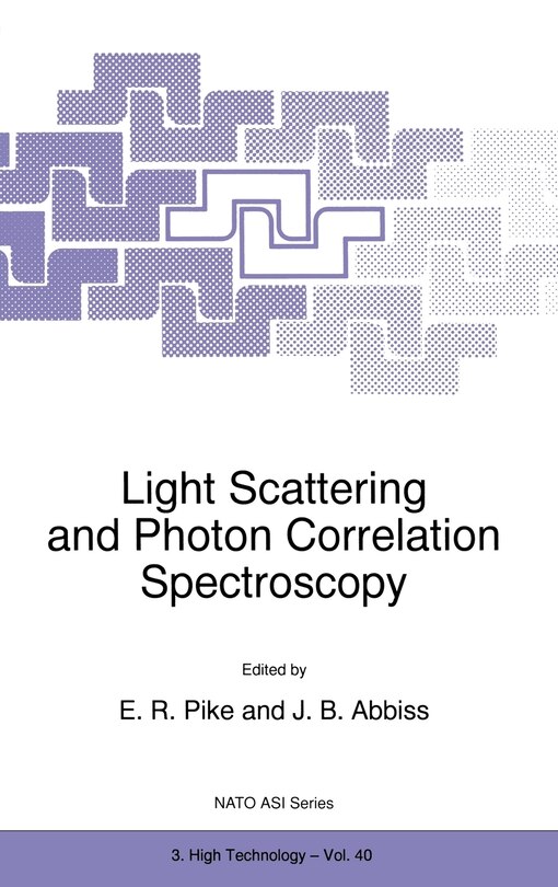 Front cover_Light Scattering and Photon Correlation Spectroscopy